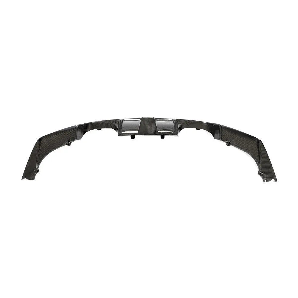 Carbon Heckdiffusor LED passend für BMW M3 F80 und M4 F82 F83 2015 bis 2019 V2