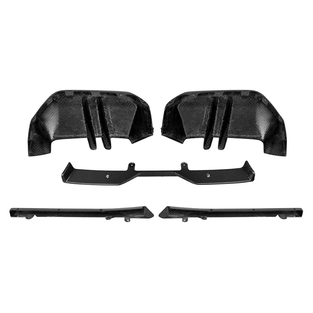 Carbon Heckdiffusor passend für BMW G60 ab 2024 Performance Style 5 teilig