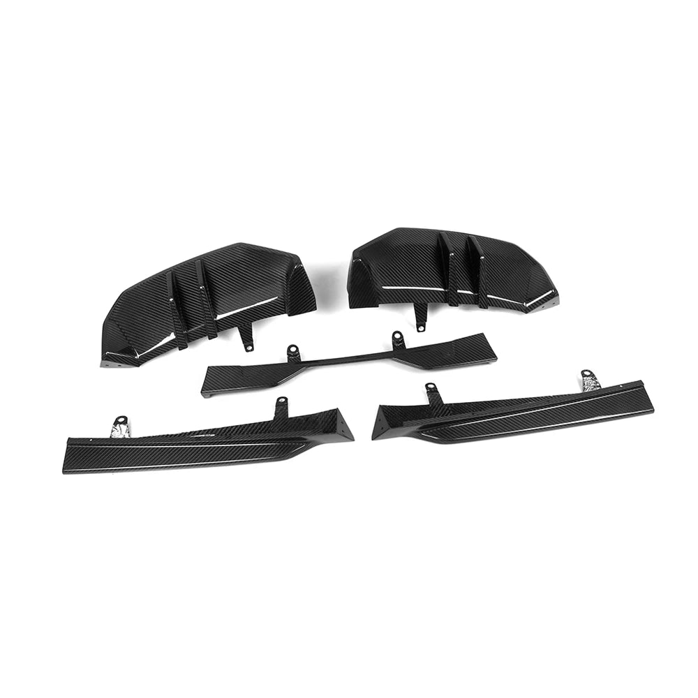 Carbon Heckdiffusor passend für BMW G68 ab 2024 Langversion Performance Style 5 teilig