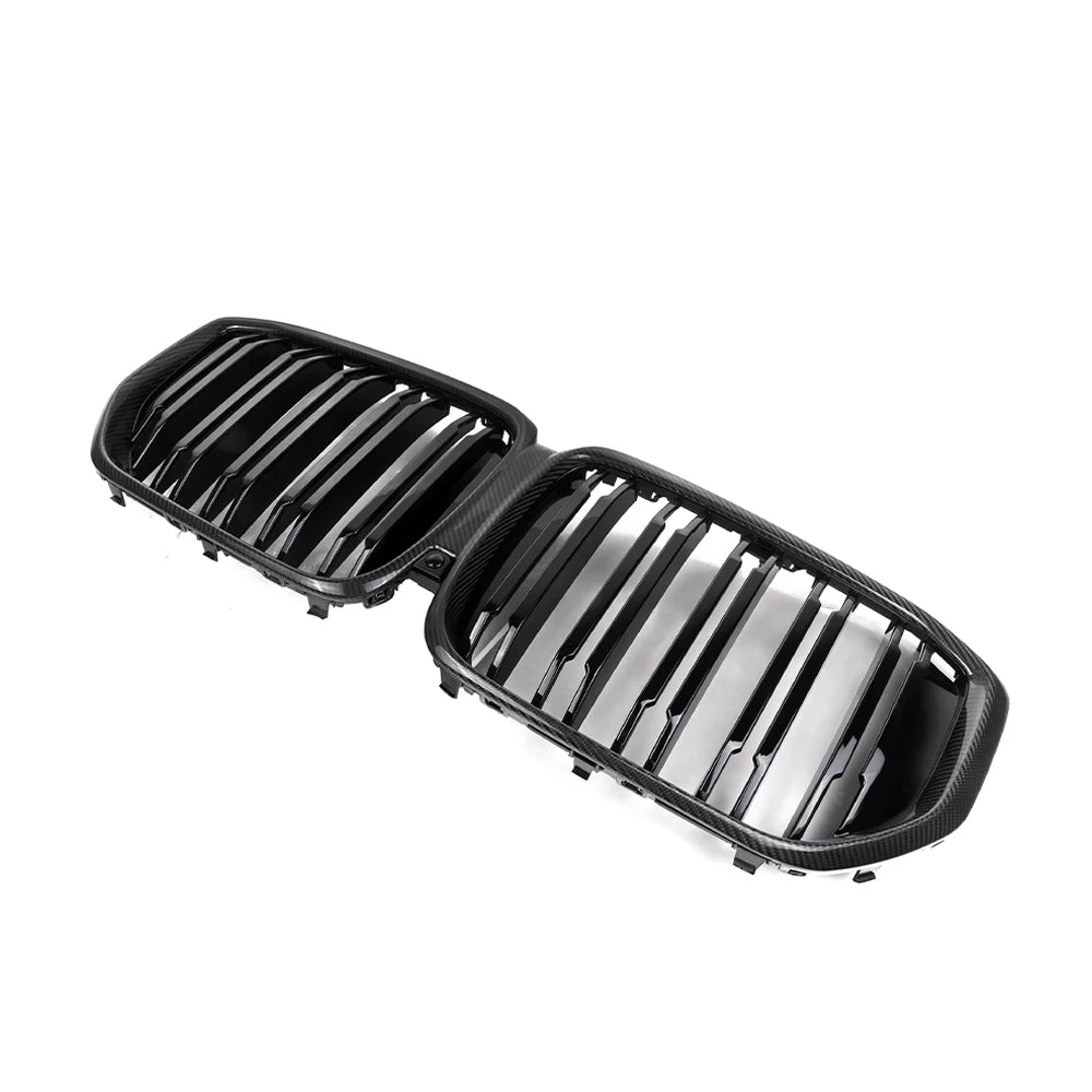 Carbon Nieren Grill passend für BMW X5 G05 LCI ab 2024 Glanz Schwarz