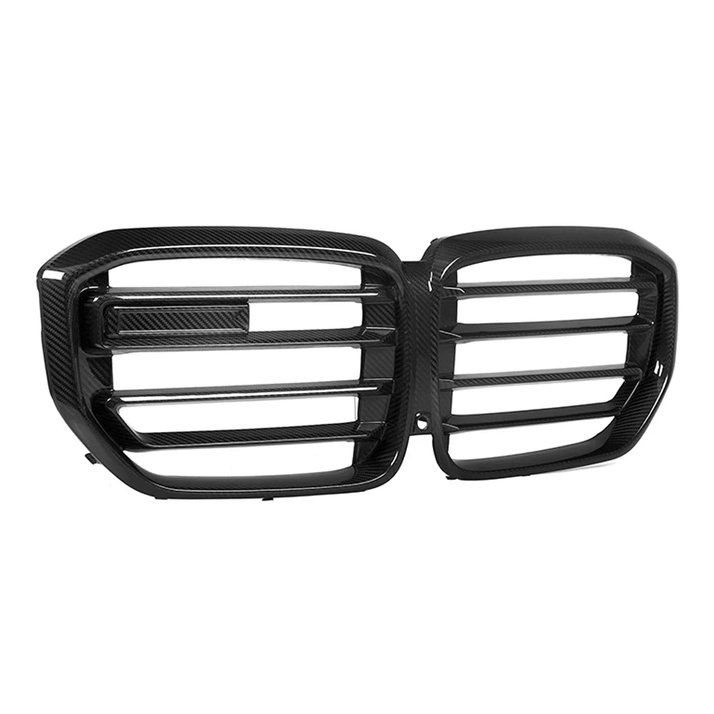 Carbon Nieren Grill passend für BMW X5 G05 G18 LCI ab 2024 Glanz Schwarz