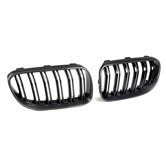 Carbon Nieren Grill passend für BMW E92 E93 LCI 2010 bis 2013 Double Slat