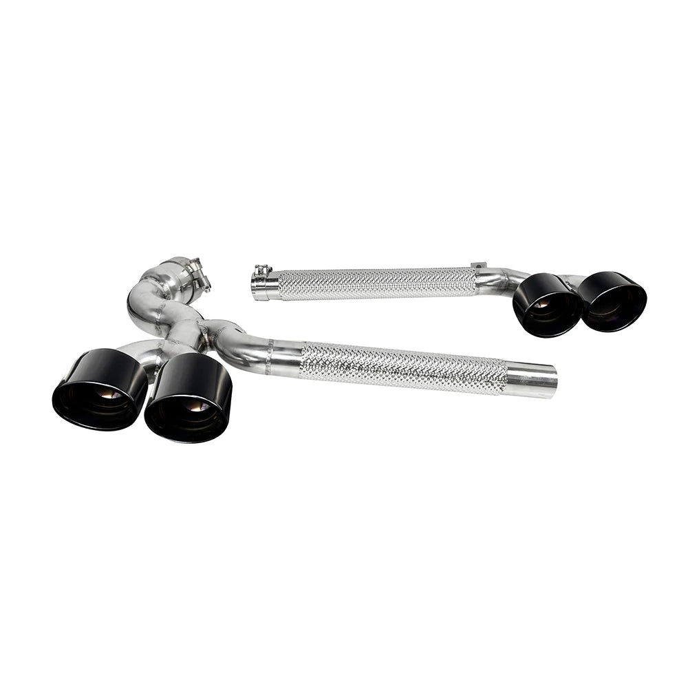 Edelstahl Endrohrblenden passend für BMW X3 G45 G48 ab 2025 OEM Style