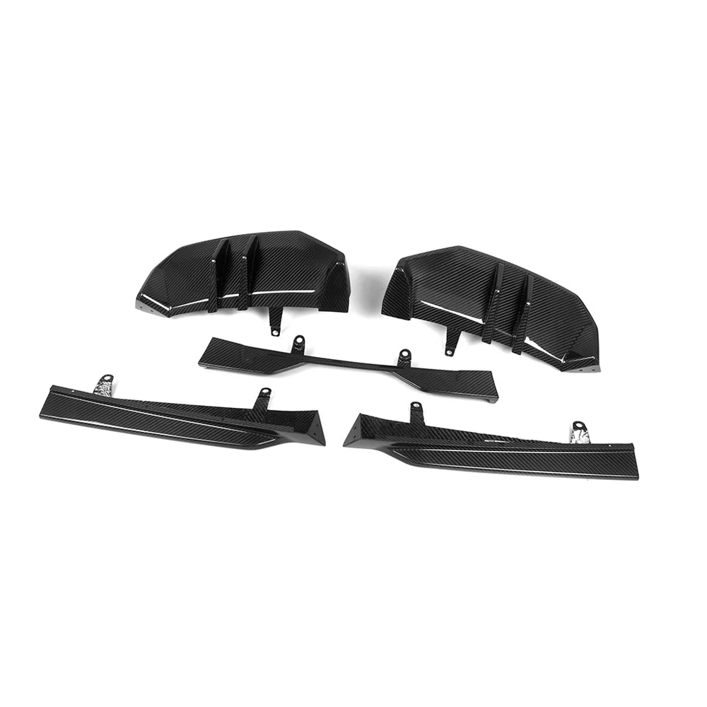 Carbon Heckdiffusor passend für BMW G68 ab 2024 Langversion Performance Style 5 teilig