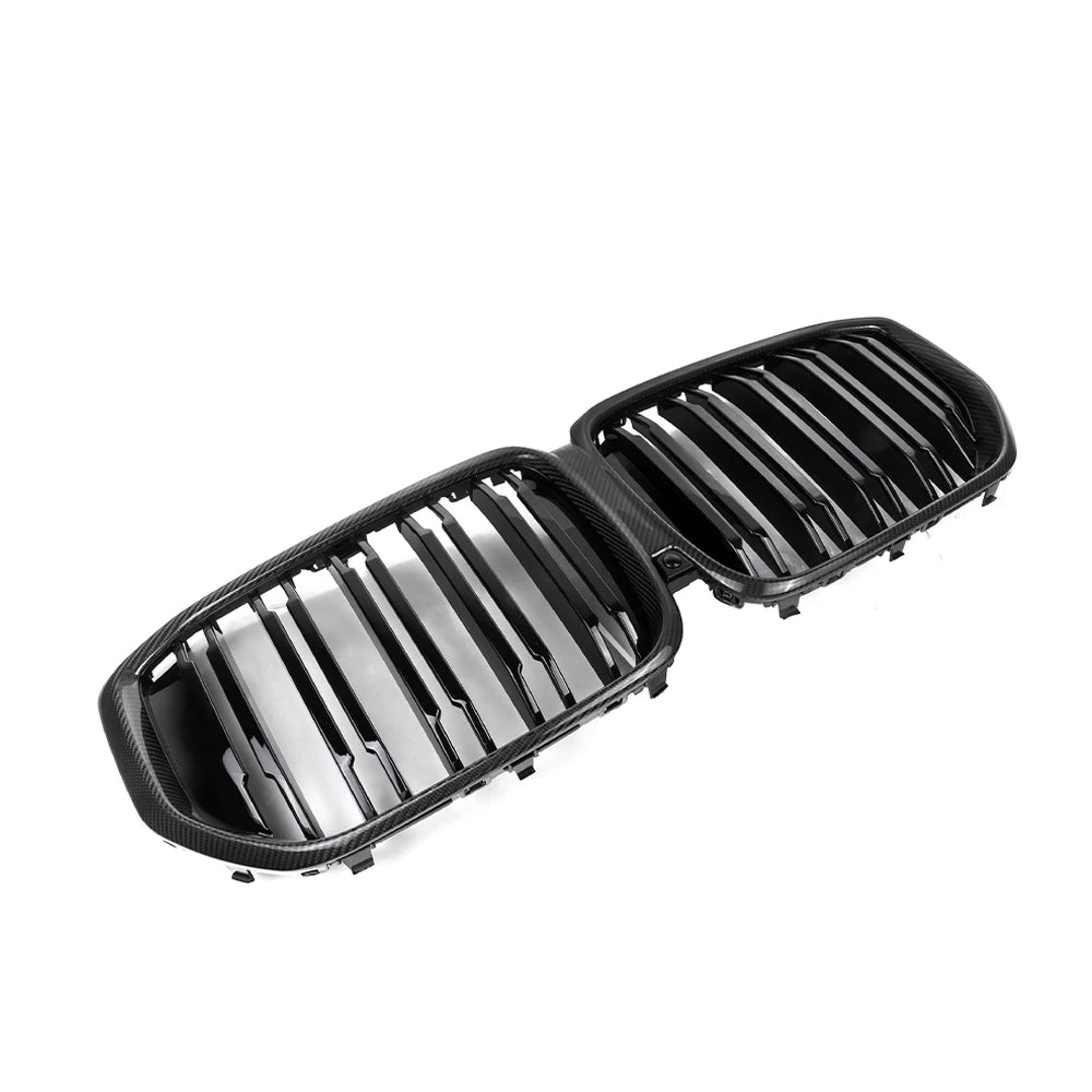 Carbon Nieren Grill passend für BMW X5 G05 LCI ab 2024 Glanz Schwarz