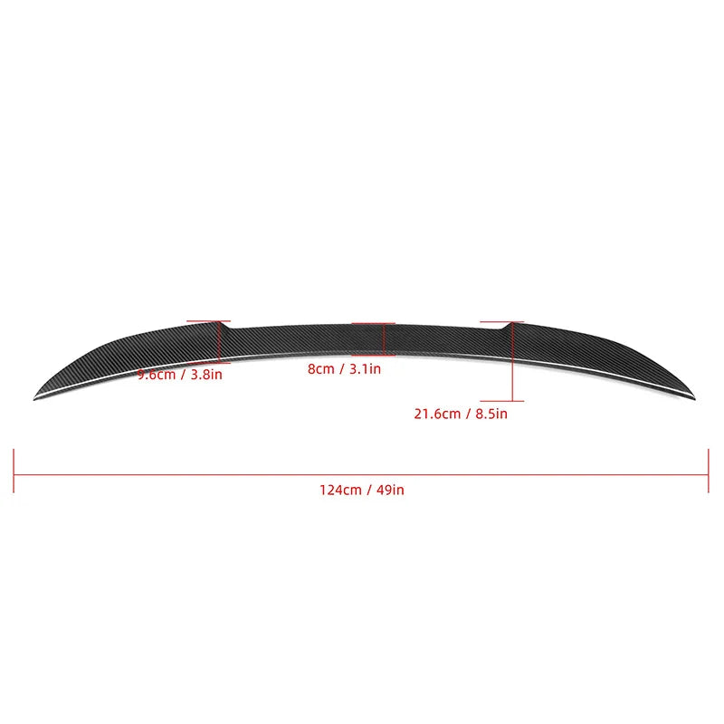 Carbon Heckspoiler passend für BMW F22 F87 2014 bis 2018