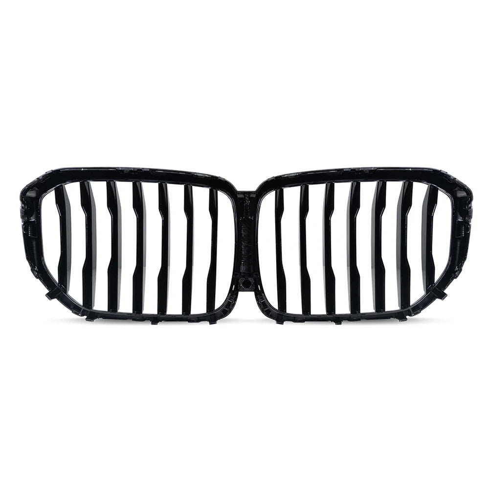 Carbon Nieren Grill passend für BMW X5 G05 2020 bis 2023 Glanz Schwarz
