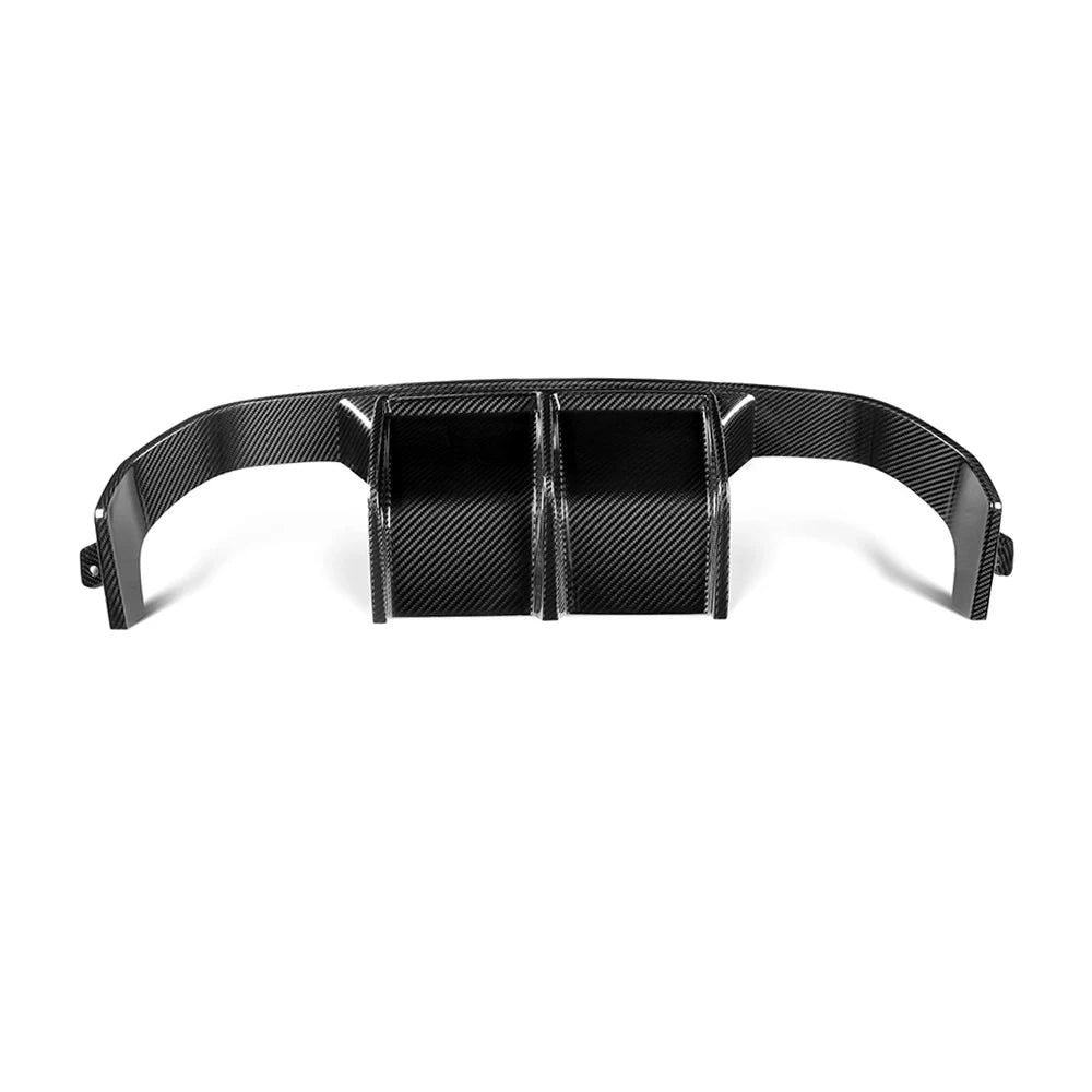 Carbon Heckdiffusor passend für BMW F80 F82 F83 2014 bis 2020 V Style 3 teilig