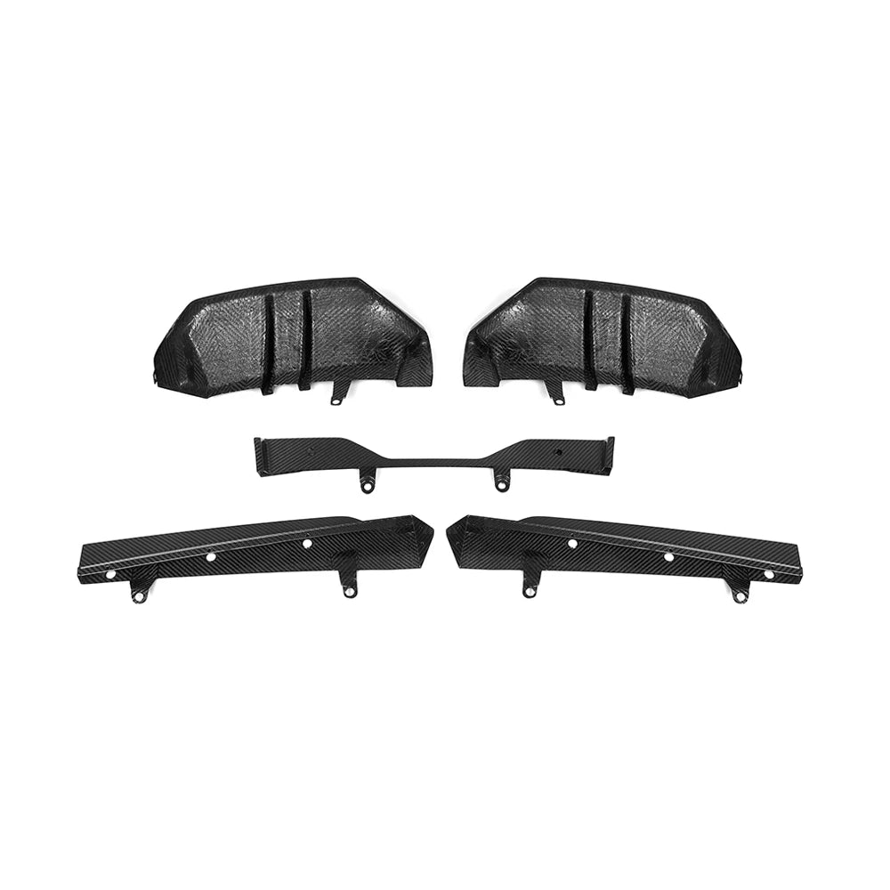 Carbon Heckdiffusor passend für BMW G68 ab 2024 Langversion Performance Style 5 teilig