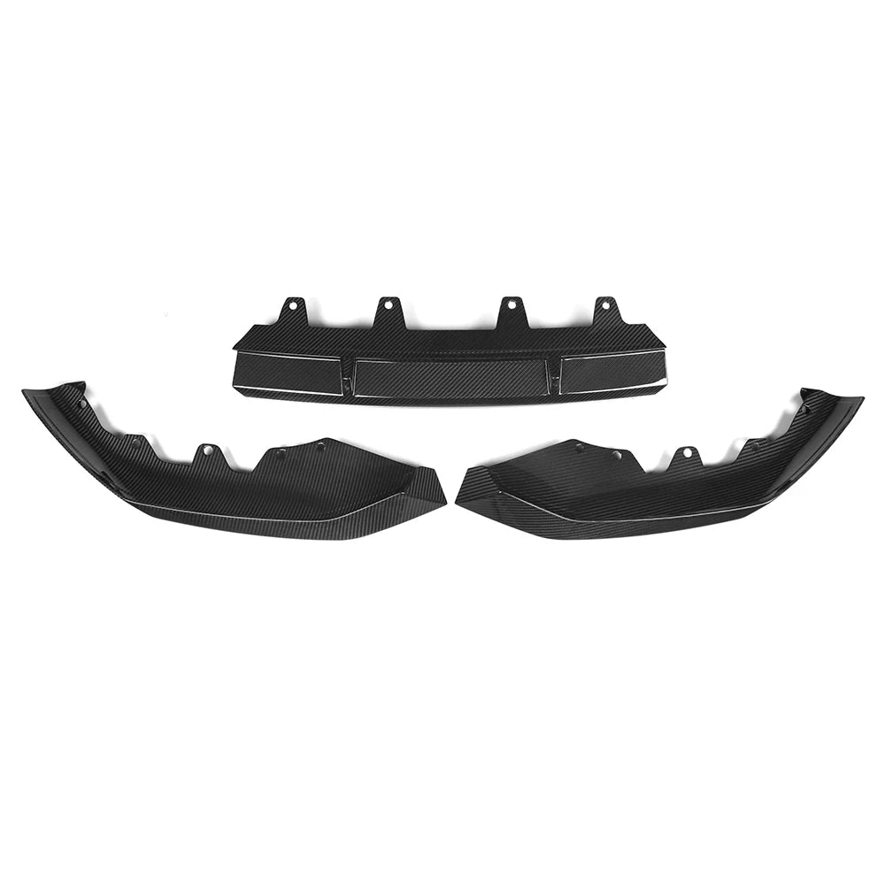 Carbon Frontlippe passend für BMW G30 G31 G38 LCI 2021 bis 2023 Performance Style 3 teilig