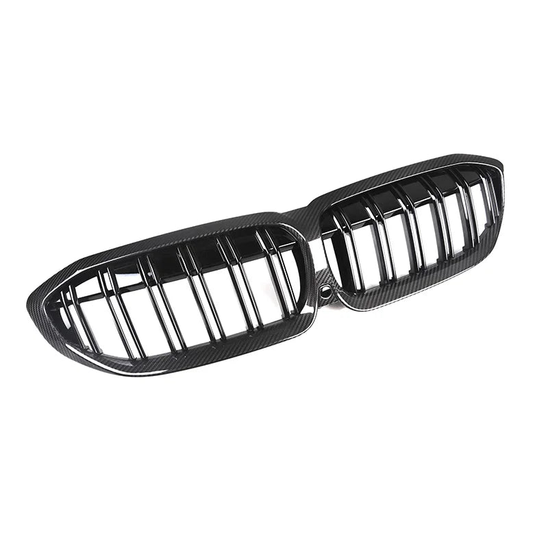 Carbon Nieren Grill passend für BMW G20 G21 G28 Pre LCI 2019 bis 2022 Glanz Schwarz