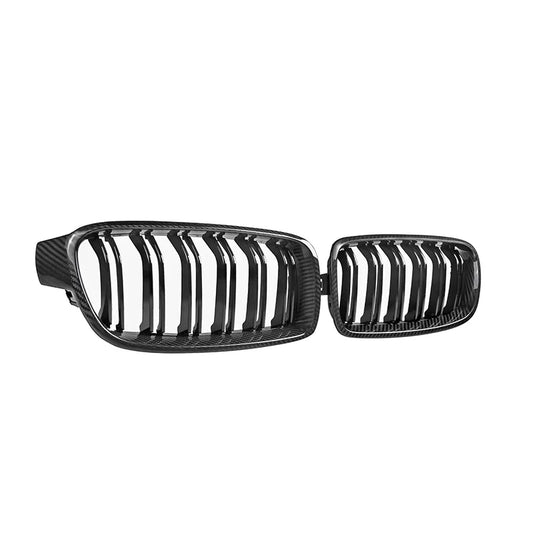 Carbon Nieren Grill passend für BMW F32 F33 F36 F80 F82 F83 2013 bis 2020 Double Slat