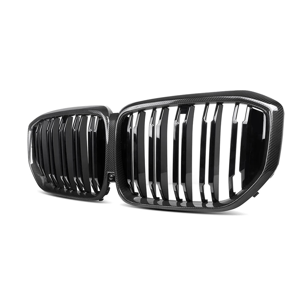 Carbon Nieren Grill passend für BMW X5 G05 LCI ab 2024 Glanz Schwarz