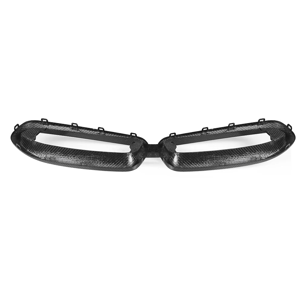 Carbon Nieren Grill passend für BMW G42 ab 2022 OEM Style Glanz Schwarz