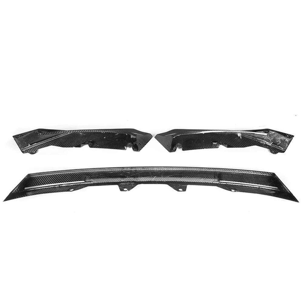 Carbon Frontlippe passend für BMW G80 G81 G82 G83 ab 2021 V Style 3 teilig