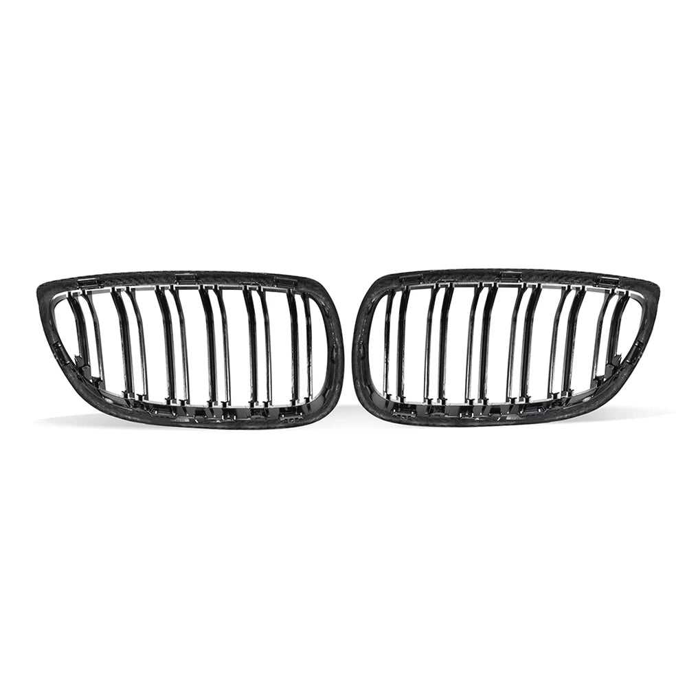 Carbon Nieren Grill passend für BMW E92 E93 Pre LCI 2006 bis 2009 Glanz Schwarz